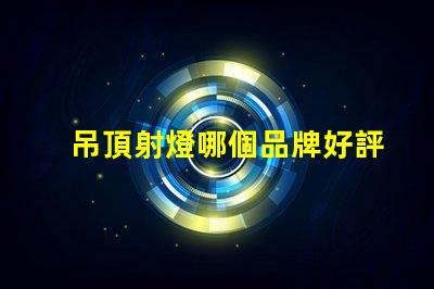 吊頂射燈哪個品牌好評測最受歡迎的吊頂射燈品牌