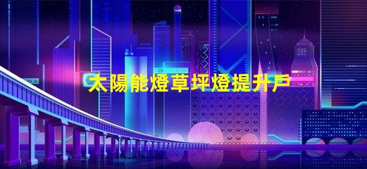太陽能燈草坪燈提升戶外美觀與安全的照明方案