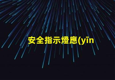 安全指示燈應(yīng)急燈保障生命安全的燈光救助方案