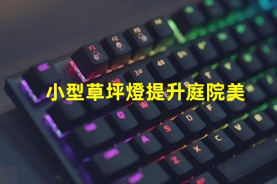 小型草坪燈提升庭院美觀的高效照明解決方案