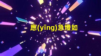 應(yīng)急燈如何選擇高效能應(yīng)急燈以應(yīng)對突發(fā)狀況