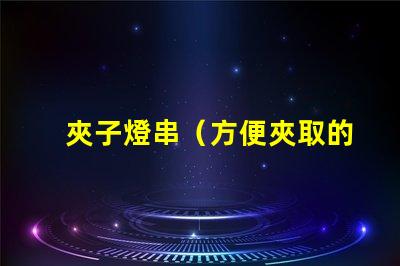 夾子燈串（方便夾取的燈串）
